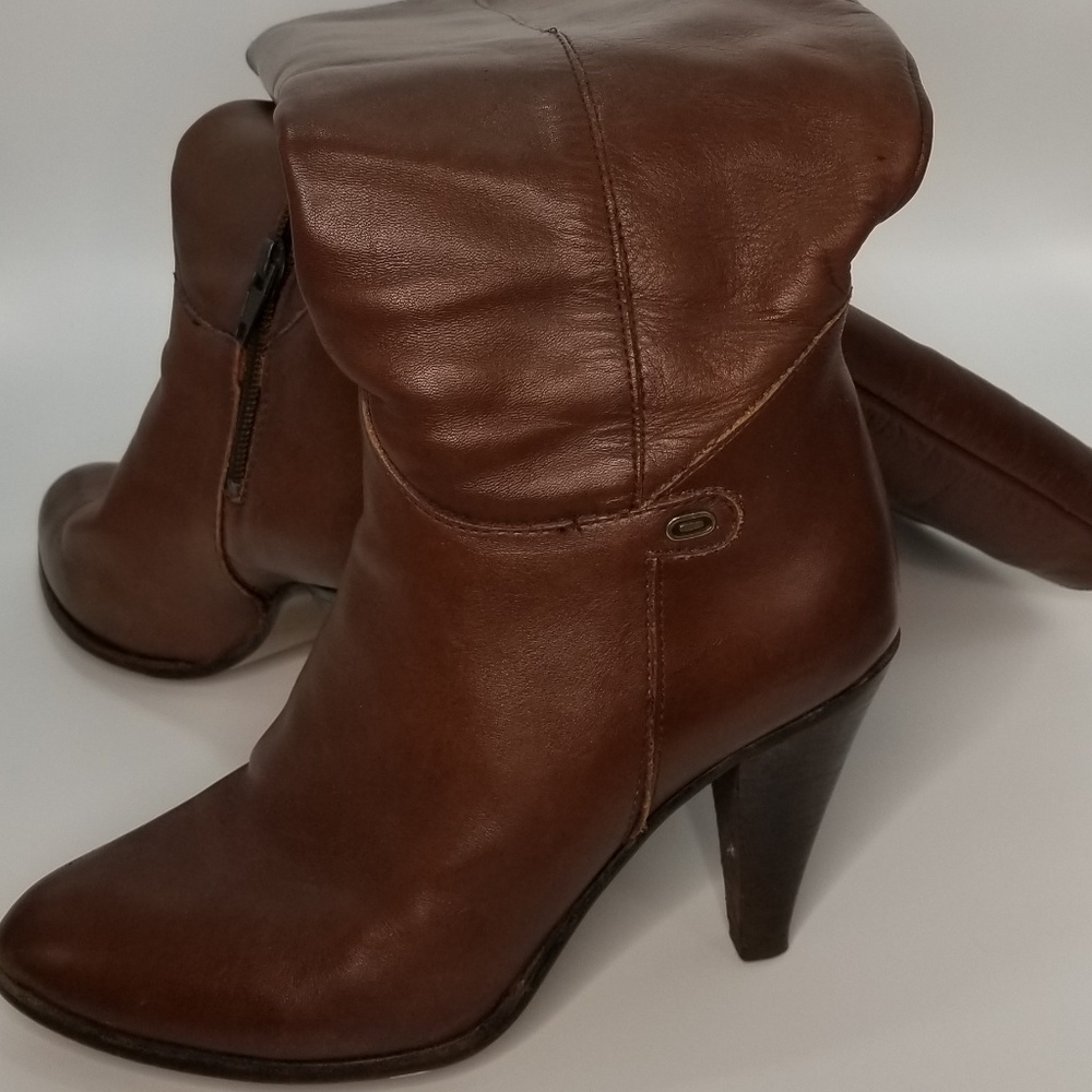 Women's Corelli Bootalinos Brown Leather Knee High